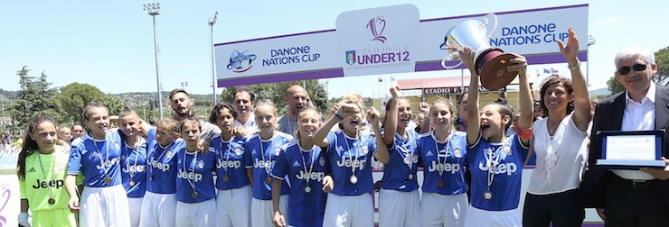 DANONE Girls youth soccer team