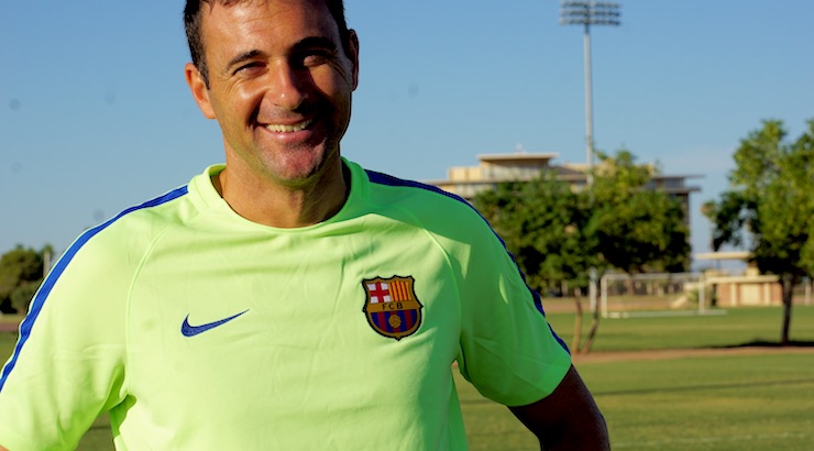 Youth soccer news: Denis Silva, Barça Academy Technical Director, arrived in the USA last week