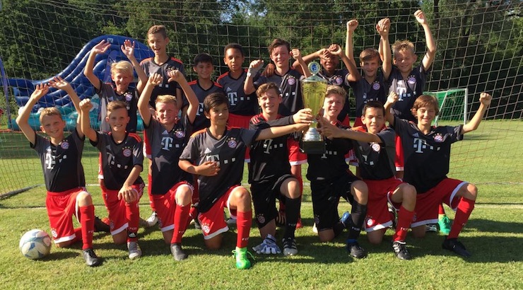 Grayson Dettonie first tournament win at FC Bayern youth academy