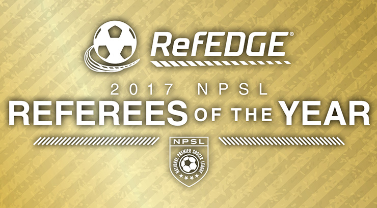 NPSL SOCCER NEWS: Regional & National RefEDGE Referee Award Winners