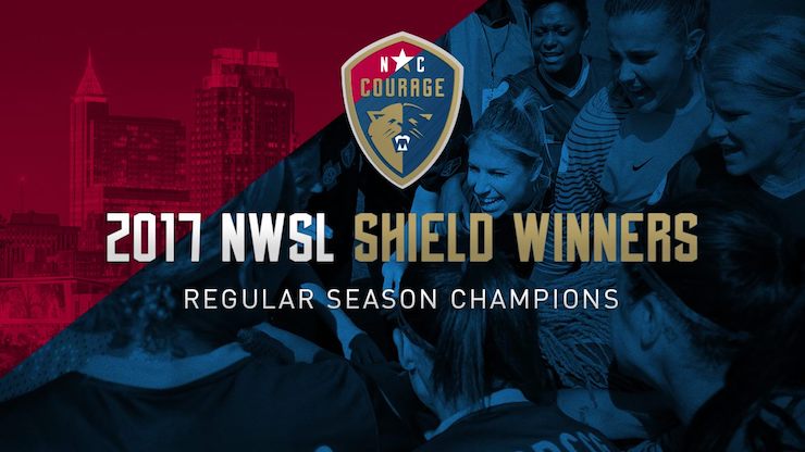 NC Courage - 2017 NWSL Regular Season Champions after a 4-0 win over Houston