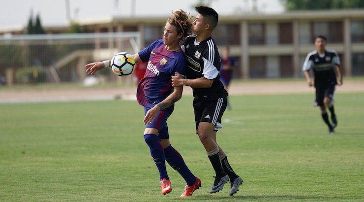 Youth Soccer News: Barca Academy vs Golden State at Casa Grande, September 2017