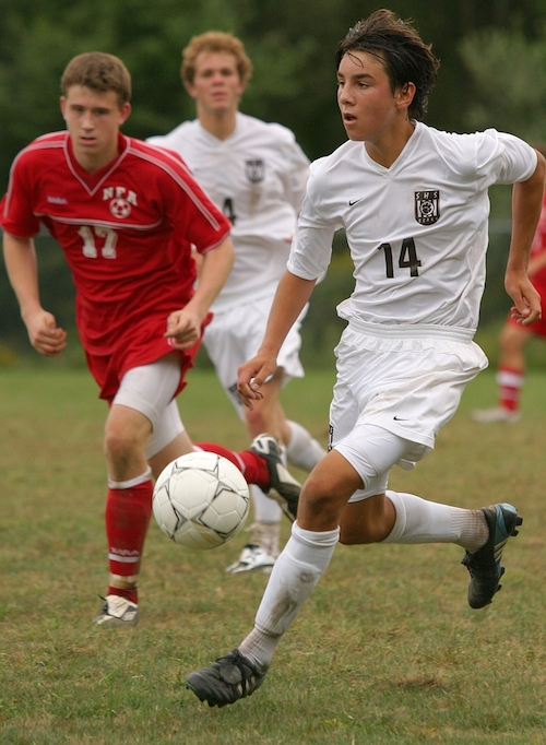 Youth soccer News: High School Soccer players - Photo Credit Larry St Pierre