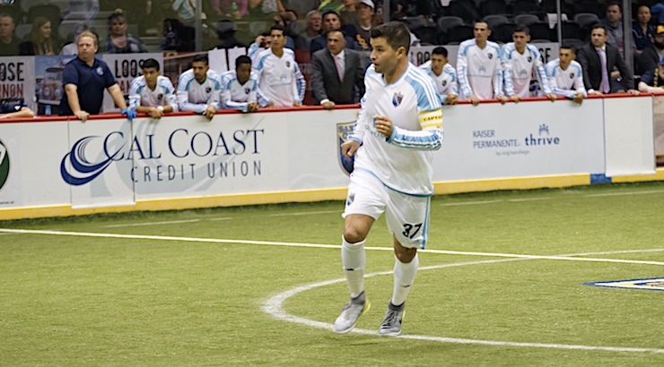 Captain Kraig Chiles of the San Diego Sockers during the home opener