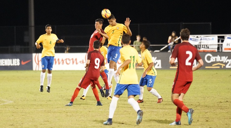 Youth Soccer News: U.S. U-17 MNT draws Brazil 1-1 to close Nike Friendlies