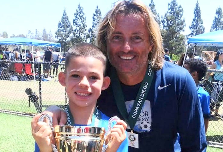 Youth soccer News: Mario Mrakovic with Trophy