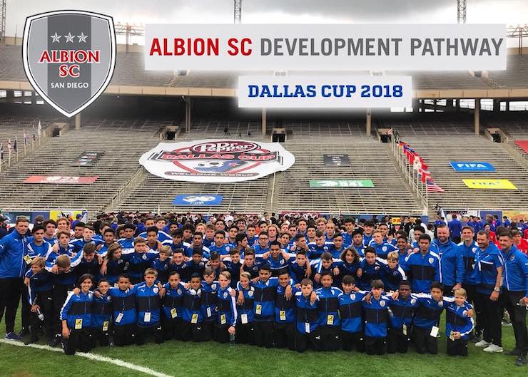 Youth soccer news: Albion SC Pro Youth Academy at Dr. Pepper Dallas Cup 2018