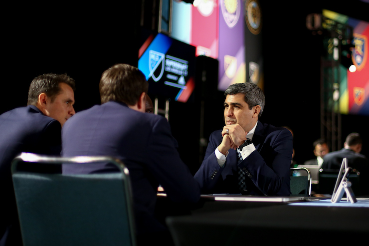 Youth soccer news: Claudio Reyna at the MLS Super Draft