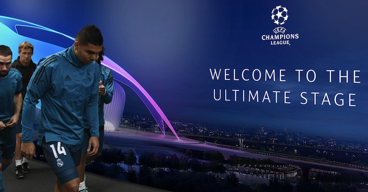 The UEFA Champions League brand for the 2018/19 season has a vibrant new look, based on a concept called 'Highlighting moments that make the ultimate stage'.