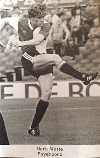 Mark Wotte on the field for Feyenoord