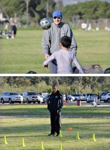 Surf coaches perform the iSoccer assessment to determine current player level