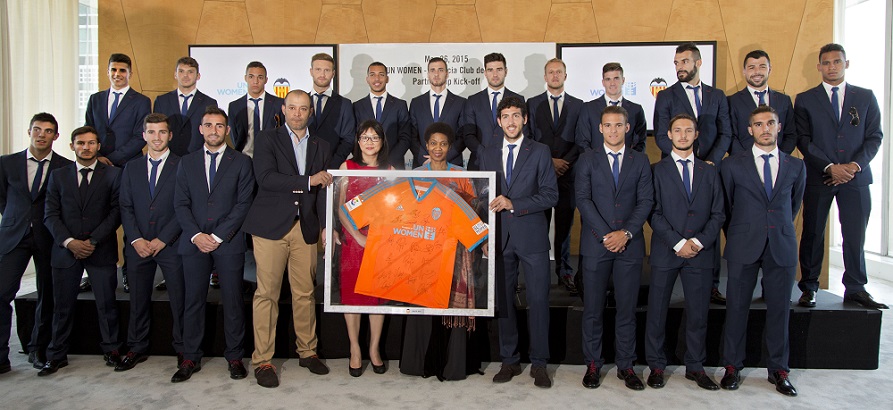 Valencia Club De Futbol and UN Women Kick Off Partnership to Promote Gender Equality