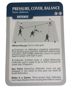 Youth Soccer News: CoachDeck's practice drill cards provide coaches with numerous options for shooting, dribbling, passing and defensive skills.