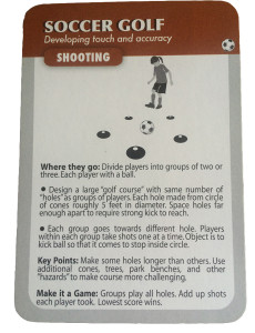 Youth Soccer News: CoachDeck's practice drill cards provide coaches with numerous options for shooting, dribbling, passing and defensive skills.