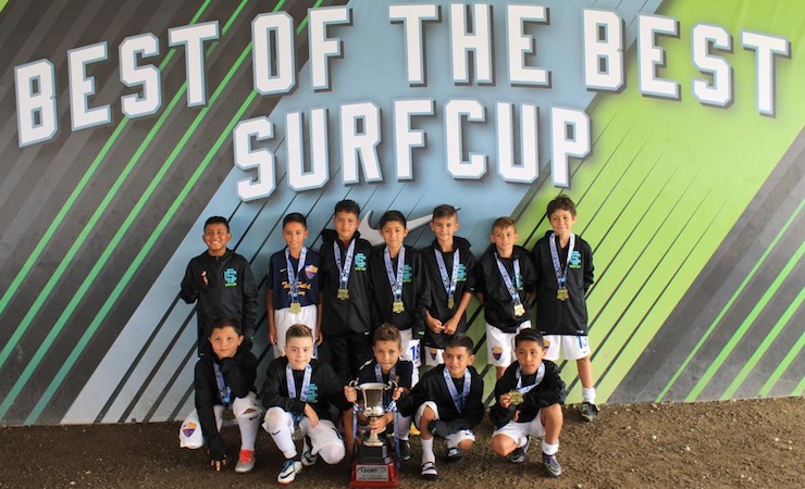 Youth Soccer News: Academy B06' team continues its unbeaten streak in recent tournament play as they were crowned champions of the Surf Cup tournament 