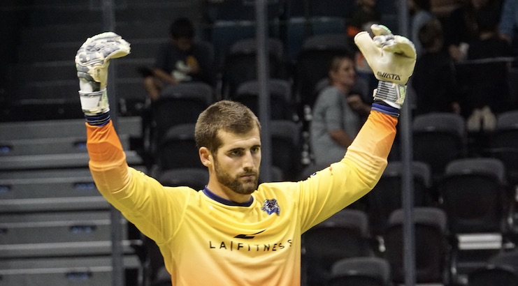 Soccer news San Diego Sockers celebrate a goal in the 2016 Season Home Opener