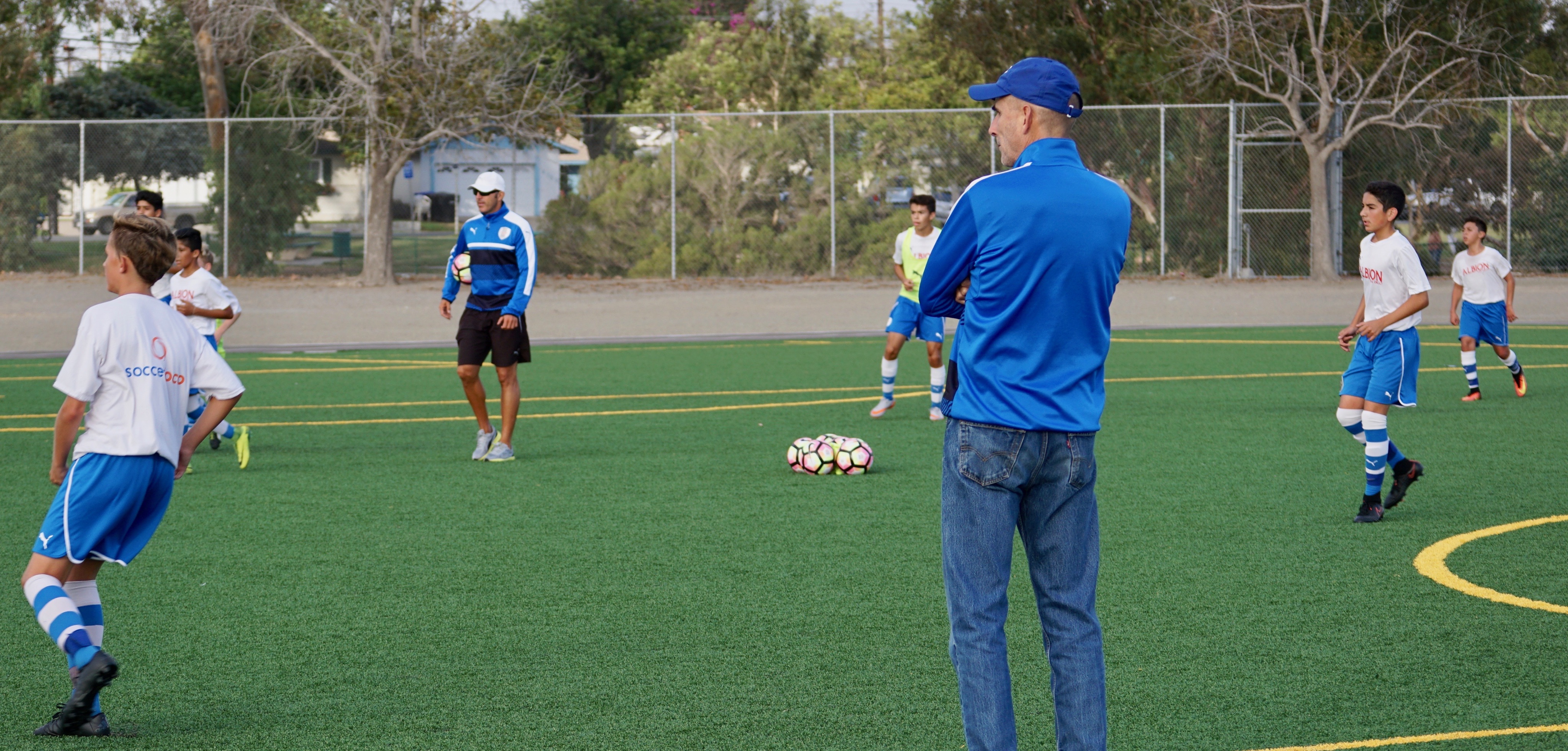 Youth Soccer News: Arsenal FC Scout American Players at Albion SC - Bob Jenkins