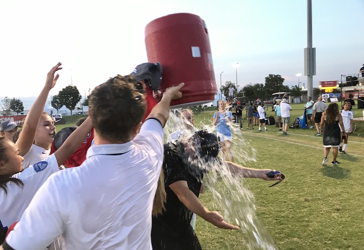 Youth soccer news - Surf SC wins 10th National Championship 2004 Girls coached by Paul Dolinsky