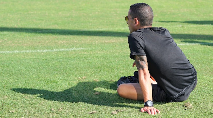 Sporting KC’s Academy Technical Coach Michel Ribeiro at DA Showcase December 2017