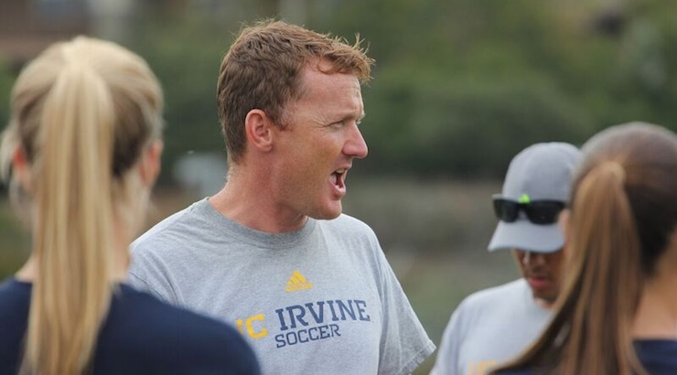 Women's Soccer News: Scott Junpier UCI head coach and coach of UWS LA GALAXY OC