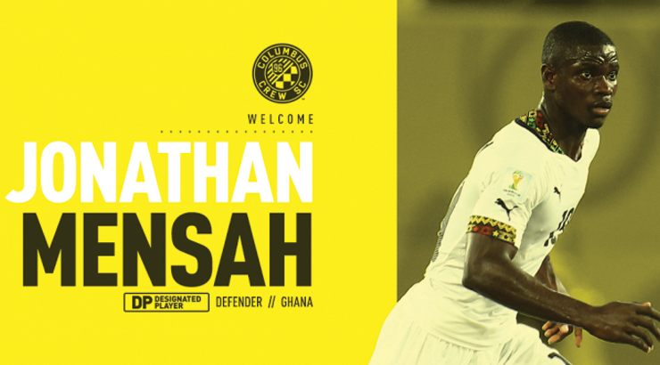 PICTURES: Ghana defender Jonathan Mensah models in Columbus Crew