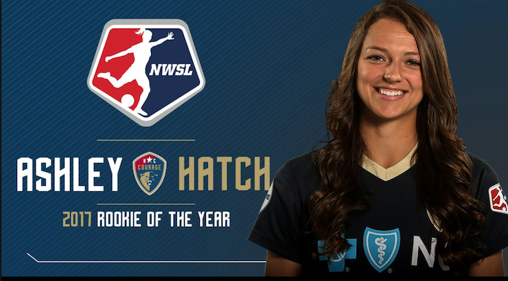 NC COURAGE FORWARD ROOKIE OF THE YEAR • SoccerToday