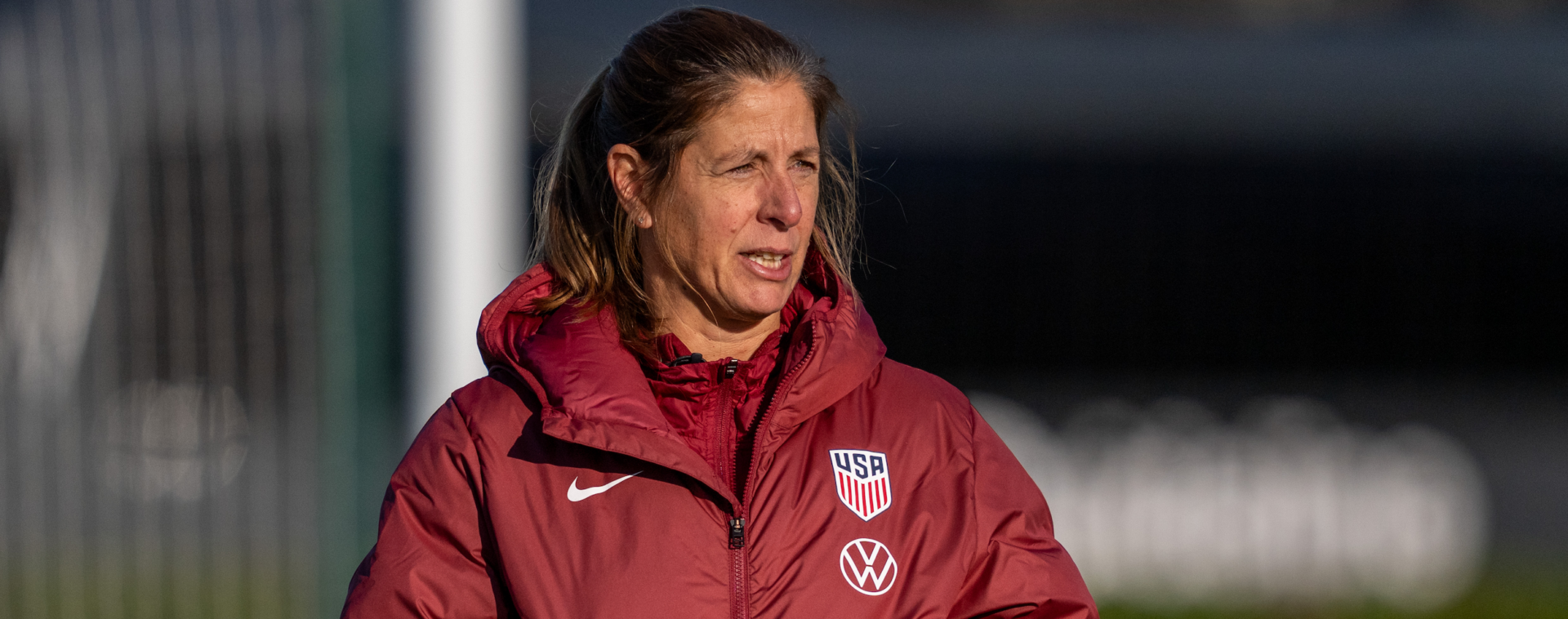 Denise Reddy at her New Jersey Youth Soccer Hall of Fame induction ceremony, honoring her career as a standout player and respected coach who has shaped women’s soccer at the collegiate, national, and professional levels.